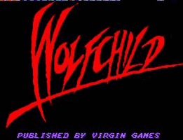 Wolf Child Title Screen